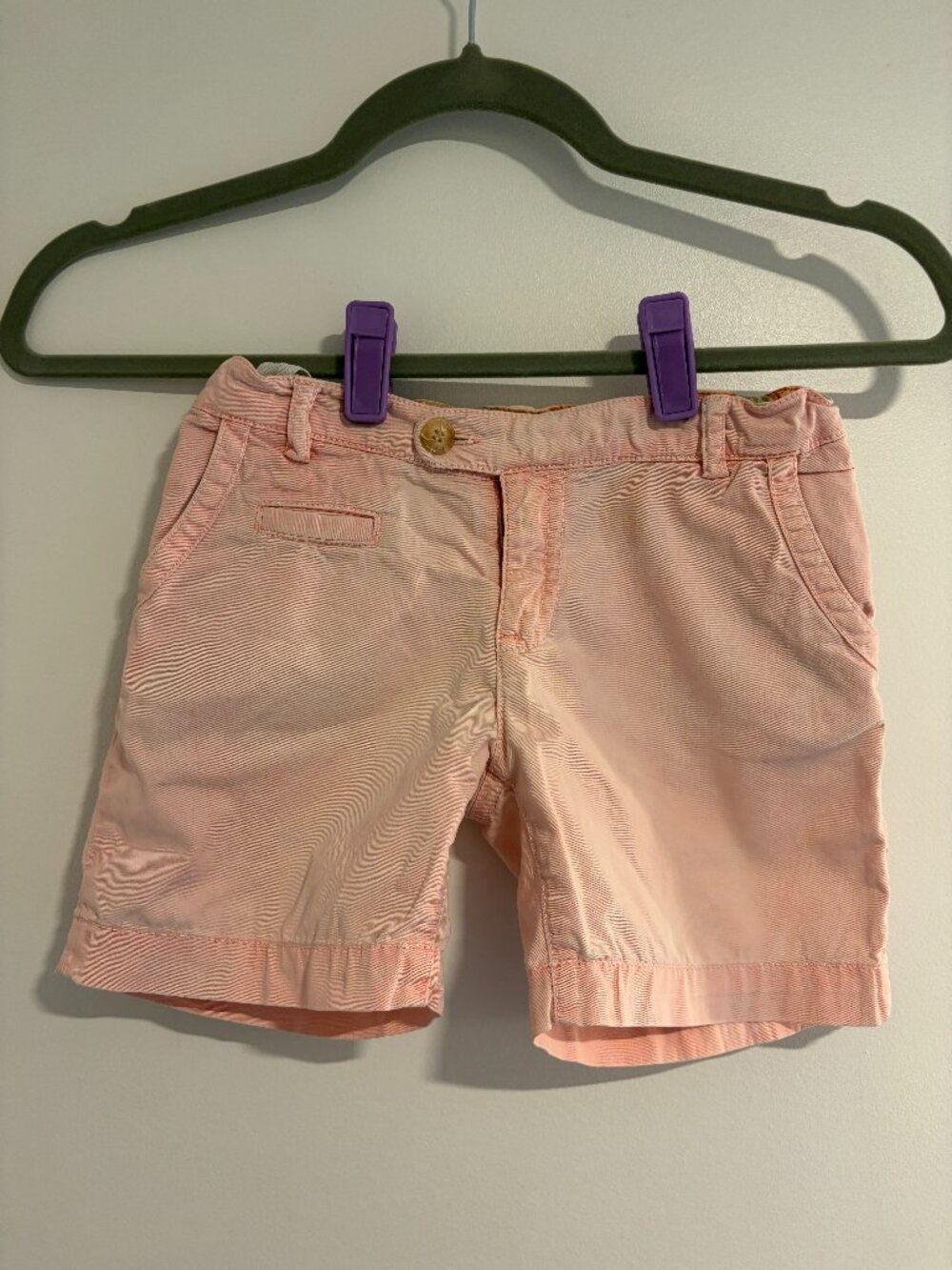 Bonpoint pink shorts with liberty print detail size 6